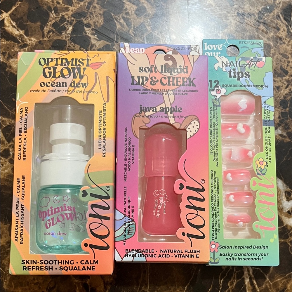 Ioni Ocean Dew Highlighter Set